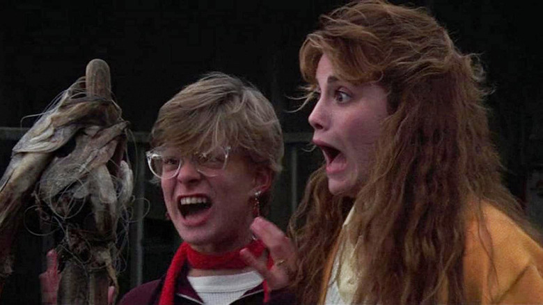 Martha Plimpton and Kerri Green in The Goonies