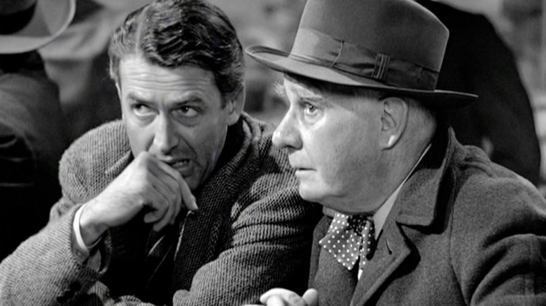 George Billy and Clarence sit in a bar in a wonderful life.