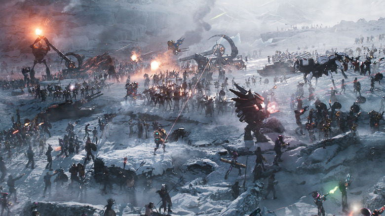 The oasis is a battlefield in Ready Player One