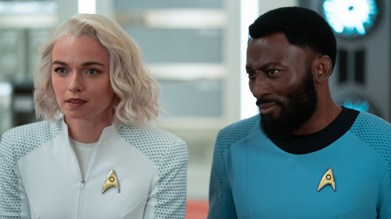 Nurse Chapel and Dr. M'Benga in Star Trek Strange New Worlds