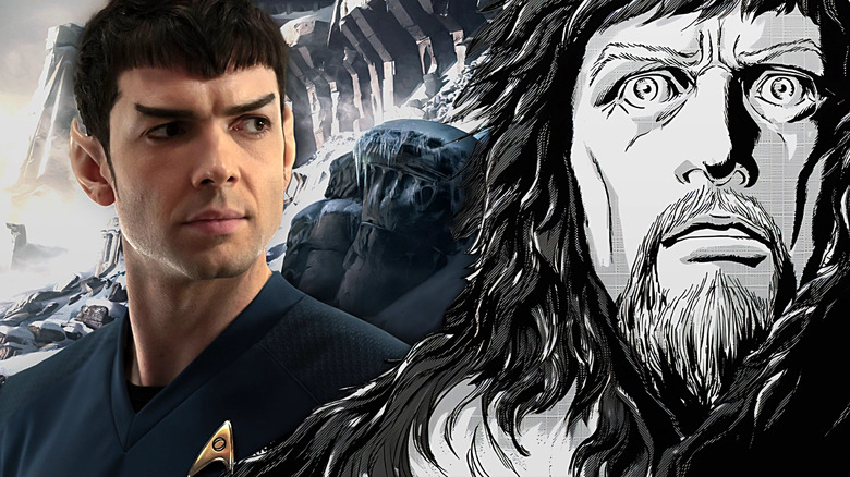 Spock in Star Trek: Strange New Worlds and William Dyer in Gou Tanabe's At The Mountains of Madness