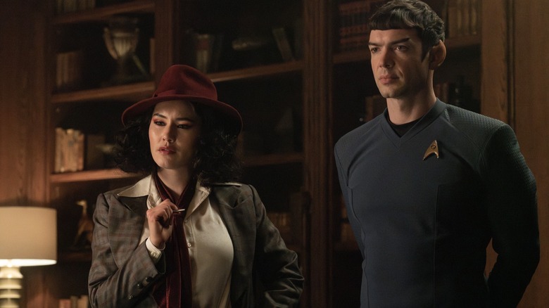 Star Trek: Strange New Worlds La'an and Spock