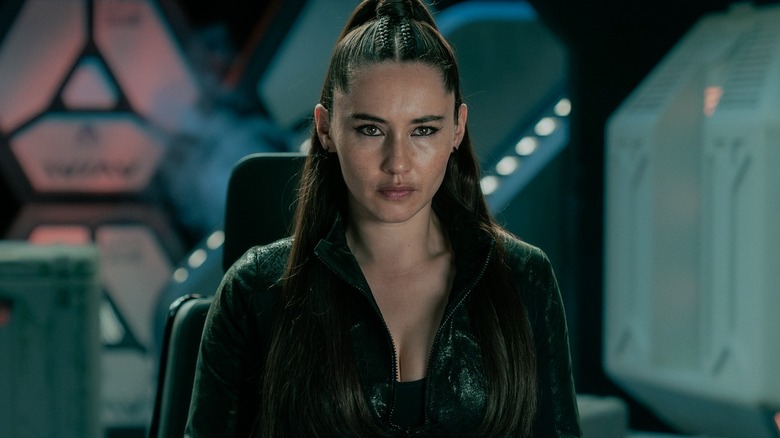 La'an piloting shuttle in Star Trek: Strange New Worlds