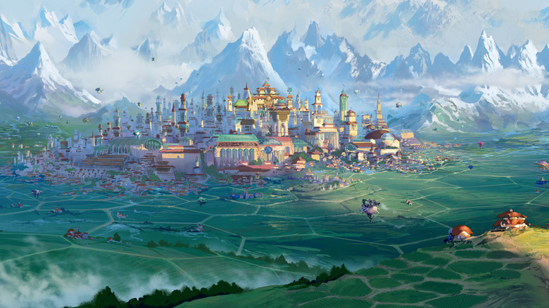 Strange World - concept art of Avalonia