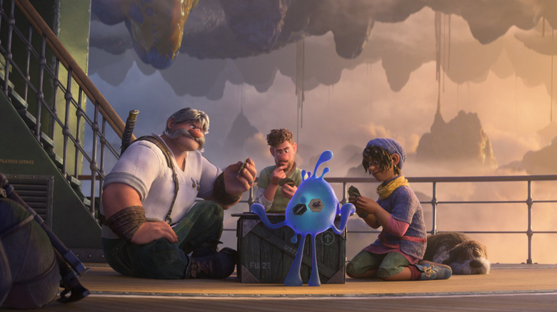 The Clades playing cards in Strange World