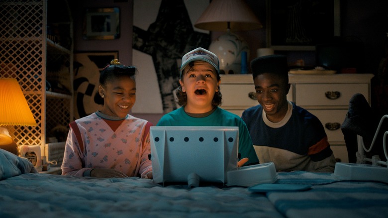 Erika, Dustin, and Lucas - Stranger Things 4