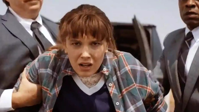 Eleven getting arrested - Stranger Things 4