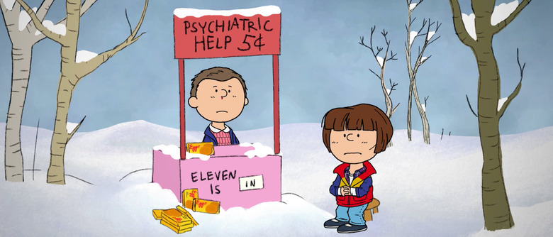 Stranger Things Peanuts mashup: A Stranger Things Christmas