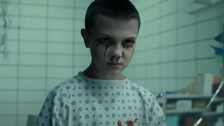 Millie Bobby Brown bleeding eyes