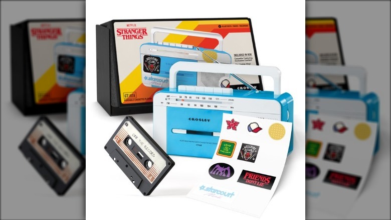 Marketing Still of Stranger Things Cassette Player