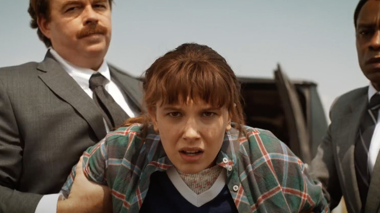 Millie Bobby Brown as Eleven in Stranger Things 4