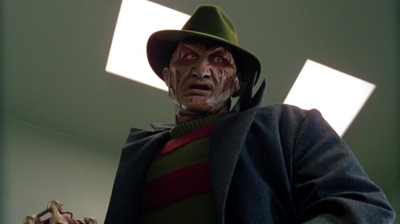 Freddy Krueger wearing a coat in "Wes Craven's New Nightmare"