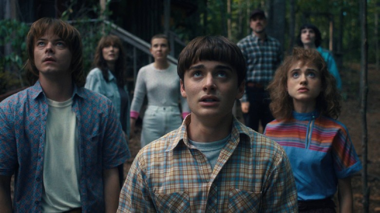 The cast of Stranger Things