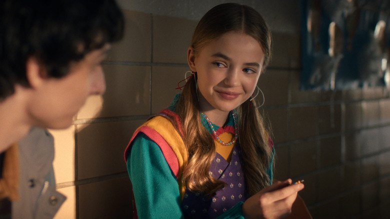 Mike talks to his sister Holly in Stranger Things season 5