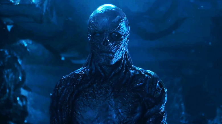 Jamie Campbell Bower's Vecna looking angry on Stranger Things