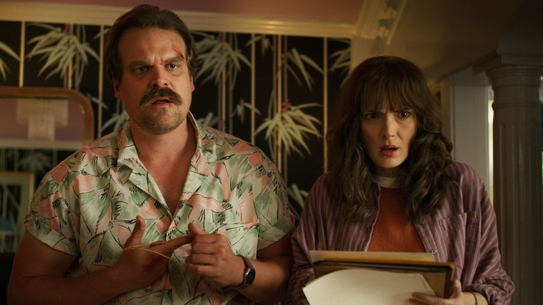 David Harbour and Winona Ryder