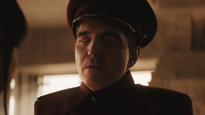 M. Bison making his eyes white in Street Fighter