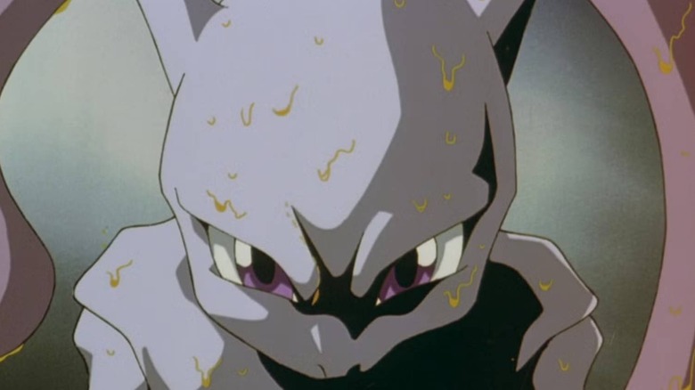 Mewtwo covered in liquid in Pokémon: The First Movie
