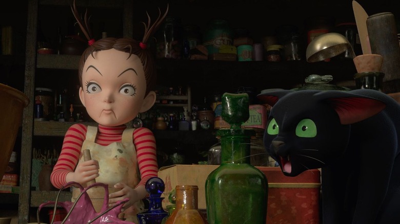 A scene from Earwig and the Witch