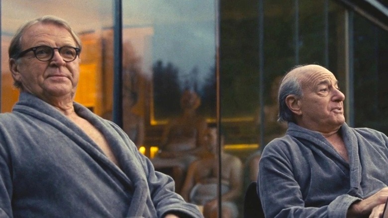 Peter Friedman and David Rasche in Succession