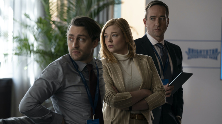 Kieran Culkin, Matthew Macfadyen and Sarah Snook