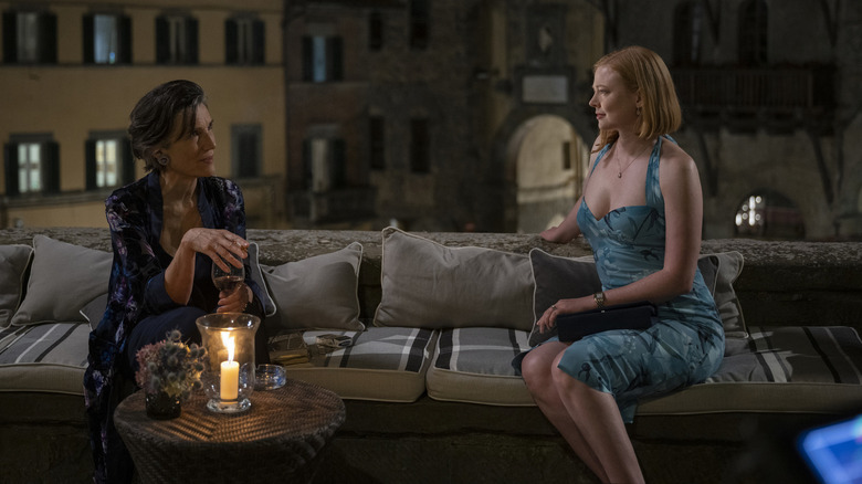Sarah Snook and Harriet Walter