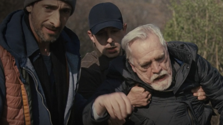 Brian Cox, Adrien Brody and Jeremy Strong