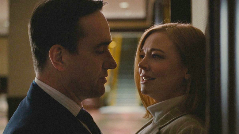 Sarah Snook and Matthew Macfadyen in Succession