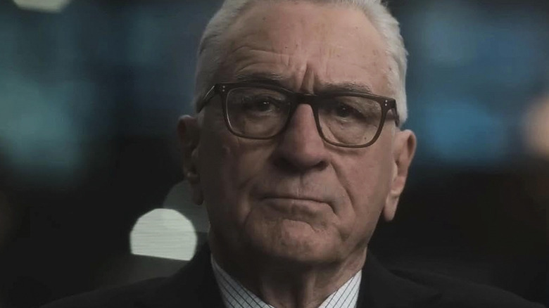 George Mullen staring at something just above the camera lens in Zero Day