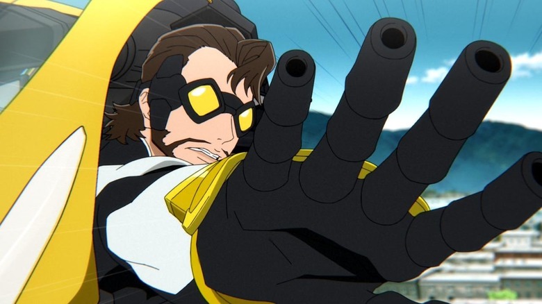 Super Crooks hand wave 