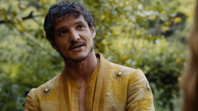 Pedro Pascal as Oberyn Martell standing outside in Game of Thrones
