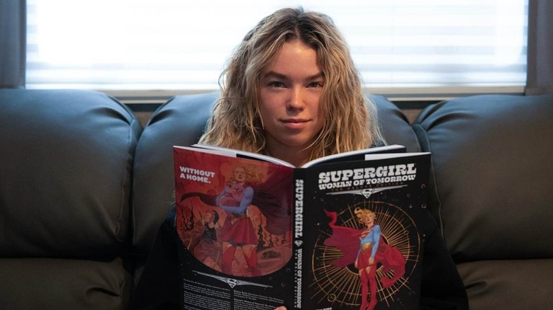 Milly Alcock reading Supergirl