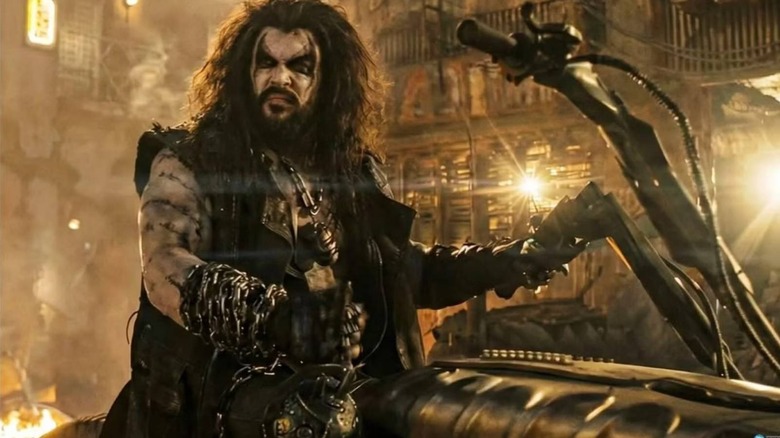Lobo and his chopper are ready for action in Supergirl