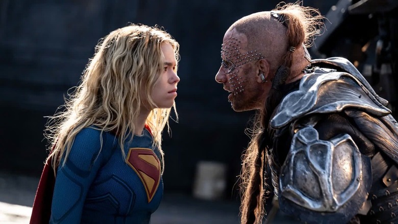 Supergirl facing off with Krem in Supergirl