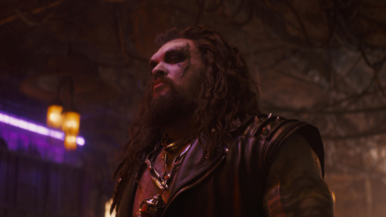 Jason Momoa as Jobo at a bar in space in Supergirl (2026)