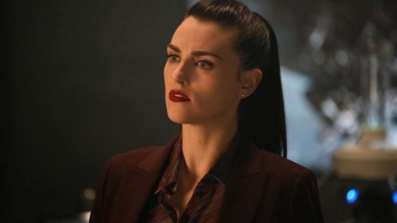 Katie McGrath as Lena Luthor on Supergirl.