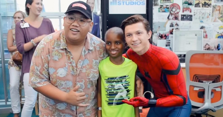 Spider-Man: Homecoming - Tom Holland Visits Children's Hospital