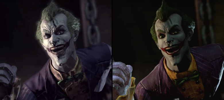 Batman: Return to Arkham Graphics Comparison