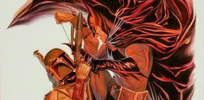 Batman vs Boba Fett by Alex Ross