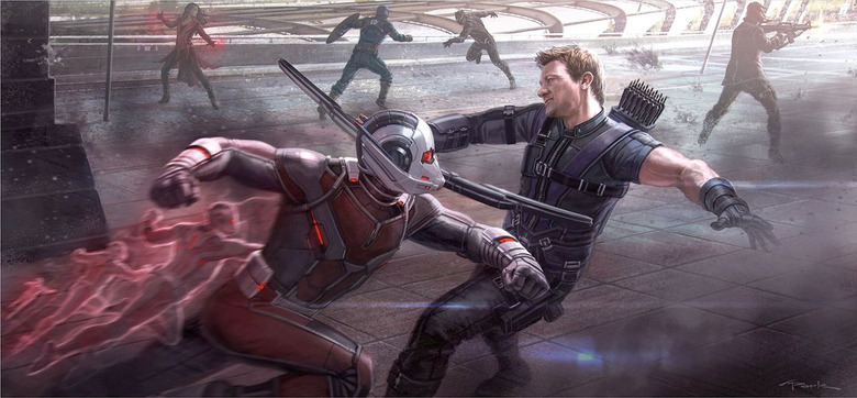 Captain America Civil War Concept Art - Ant Man