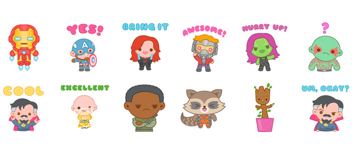 Marvel Stickers 100% Soft