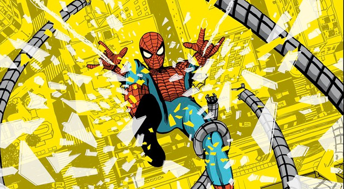 Spider-Man vs Doc Ock Print
