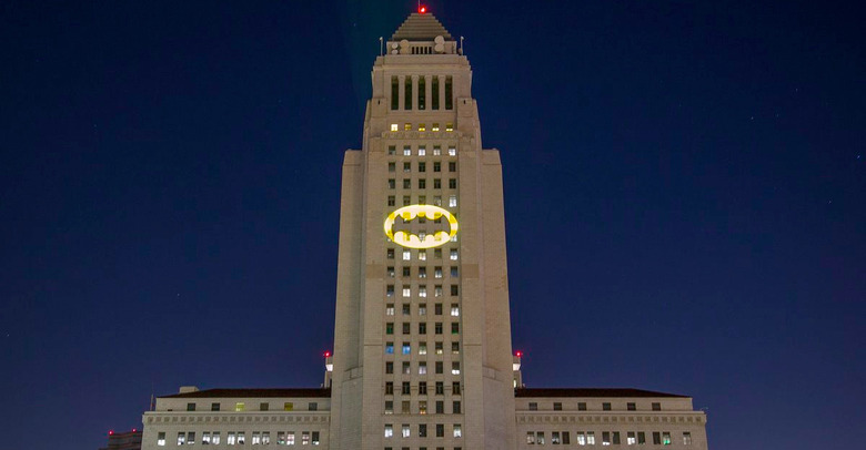 Batman Bat Signal in Los Angeles