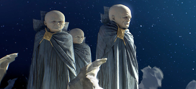 Guardians of the Galaxy Vol. 2 Concept Art - The Watchers and Stan Lee