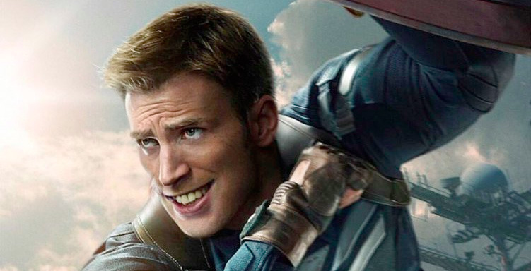 Captain America Poster with Smile