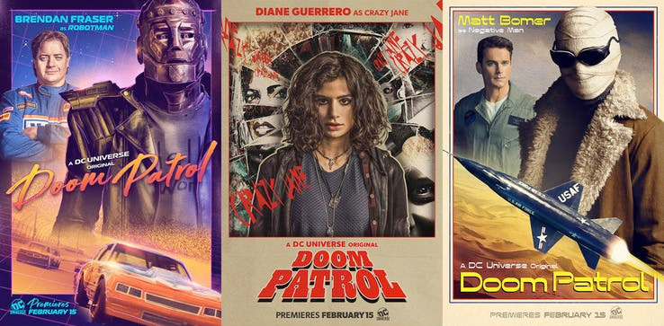 Doom Patrol Character Posters