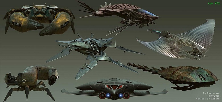 Aquaman Ship Concept Art