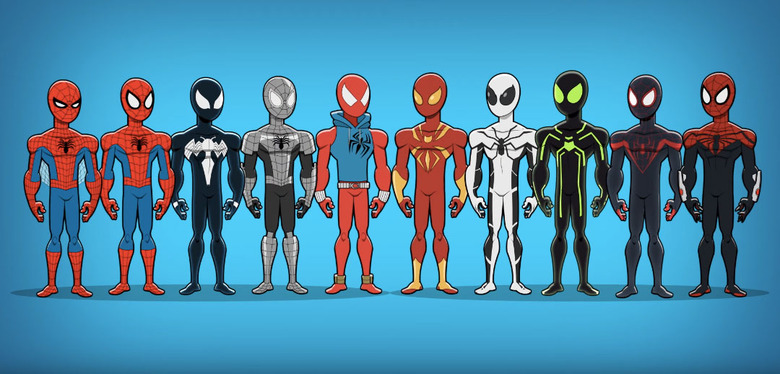 Spider-Man Costumes Animated