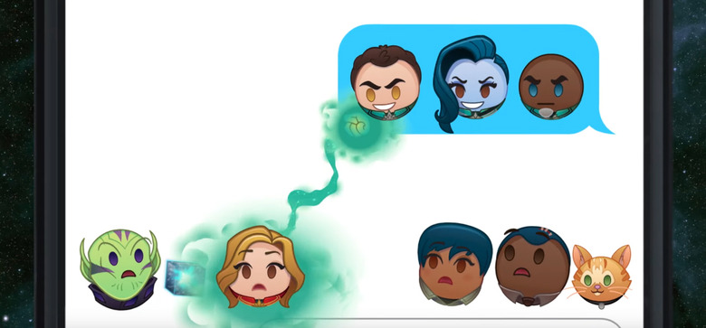 Captain Marvel in Emojis