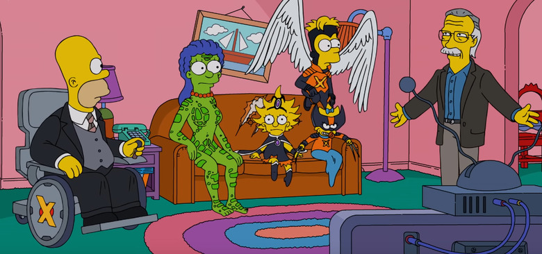 The Simpsons X-Men Couch Gag